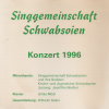 Singgemeinschaft Schwabsoien - Konzert 1996